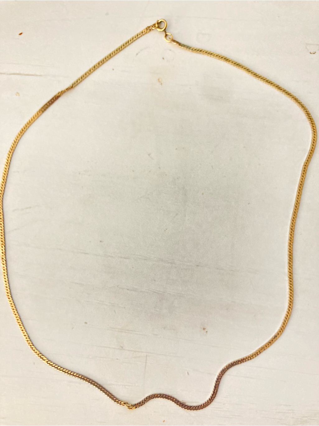 Elegant Gold 12k Gf Chain Necklace For Women